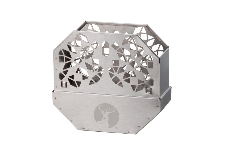 キャプテンスタッグ(CAPTAIN STAG) 蚊取り線香入れ 蚊取り線香ホルダー 蚊取り線香スタンド&ケース 結晶 ステンレス製 フレームワーク UP-2718