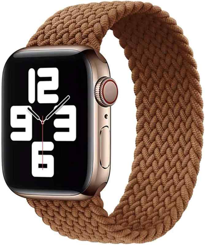 Rakuten - コンパチブル apple watch バンド ブレイデッドソロループ 柔らかいシリコーン糸混紡リサイクルヤーン素材 ステンレス留め具 apple watch ultra3/ultra2/ultra/10/9/8/7/6/5/4/3/2/1/SE対応 通気