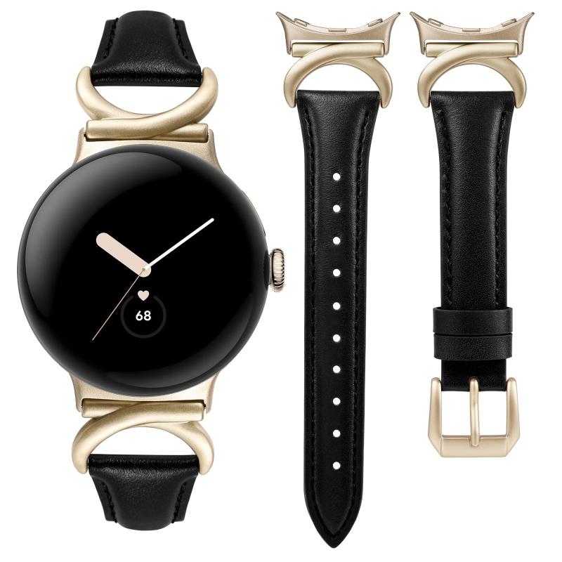  Google Pixel Watch バンド レザーバンド レディース Google Pixel Watch 3 41mm/2/1に対応 おしゃれ 交換ベルト 高級 本革製 柔らかい マートウォッチベルト 可愛い 上質なベルト 長さ