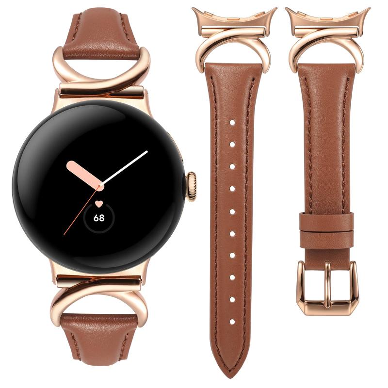  Google Pixel Watchバンド レザーバンド レディース Google Pixel Watch 3 41mm/2/1に対応 おしゃれ 交換ベルト 高級 本革製 柔らかい マートウォッチベルト 可愛い 上質なベルト 長さ調