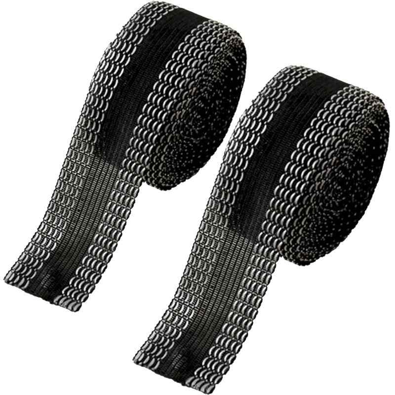 ブラック接着テープ 2.5cm広幅 裾直しテープ 2個セット（5M×2本、合計10M）水洗い可能 スカート・ズボン用 アイロン不要