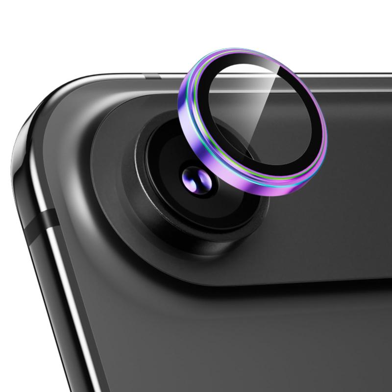 Rakuten - Podick レンズカバー iPhone Air 用 カメラフィルム 【貼ってる感ゼロ】 9H強化ガラス アルミ合金 耐衝撃 いphone17Air カメラ保護 高透過率 キズ防止 露出オーバー防止 気泡ゼロ 指紋防止 貼り付
