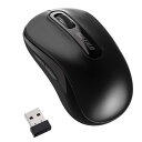 バッファロー マウス 無線 ワイヤレス 5ボタン 【戻る/進むボタン搭載】 小型 軽量 節電モデル 最大584日使用可能 BlueLED ブラック BSMBW315BK
