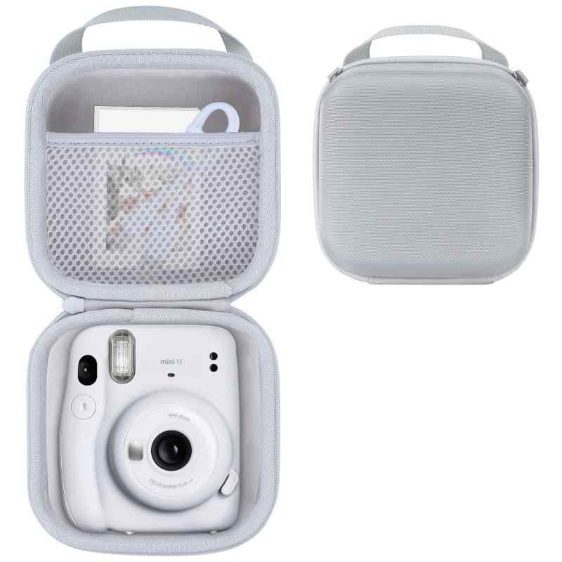 RIYADAone 収納ケースのみ販売 - 収納ケースに適合するFujifilm Instax Mini 13/12/11 チェキ インスタントカメラ (ホワイト)