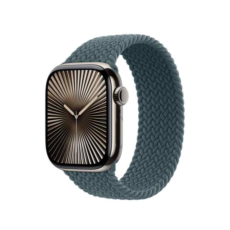 Rakuten - コンパチブル apple watch バンド ブレイデッドソロループ 柔らかいシリコーン糸混紡リサイクルヤーン素材 ステンレス留め具 apple watch ultra3/ultra2/ultra/10/9/8/7/6/5/4/3/2/1/SE対応 通気