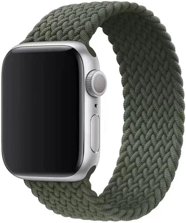 Rakuten - コンパチブル apple watch バンド ブレイデッドソロループ 柔らかいシリコーン糸混紡リサイクルヤーン素材 ステンレス留め具 apple watch ultra3/ultra2/ultra/10/9/8/7/6/5/4/3/2/1/SE対応 通気