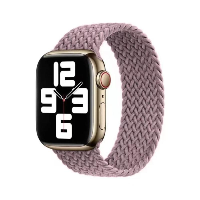 Rakuten - コンパチブル apple watch バンド ブレイデッドソロループ 柔らかいシリコーン糸混紡リサイクルヤーン素材 ステンレス留め具 apple watch ultra3/ultra2/ultra/10/9/8/7/6/5/4/3/2/1/SE対応 通気