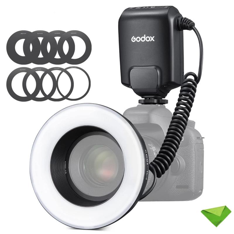 Godox ML-150II マクロ LED リング フラッシュ スピードライト GN12 0.1-2s リサイ...