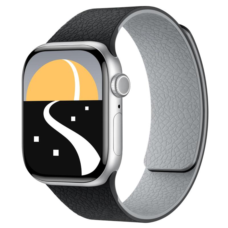 Rakuten - Bantkei コンパチブル アップルウォッチ バンド マグネット Apple Watch バンド シリコン スポーツ 磁石 防水 メンズ レディース 交換ベルト iwatch Ultra/Ultra 2/Ultra 3/SE/SE2/SE3/S11/S