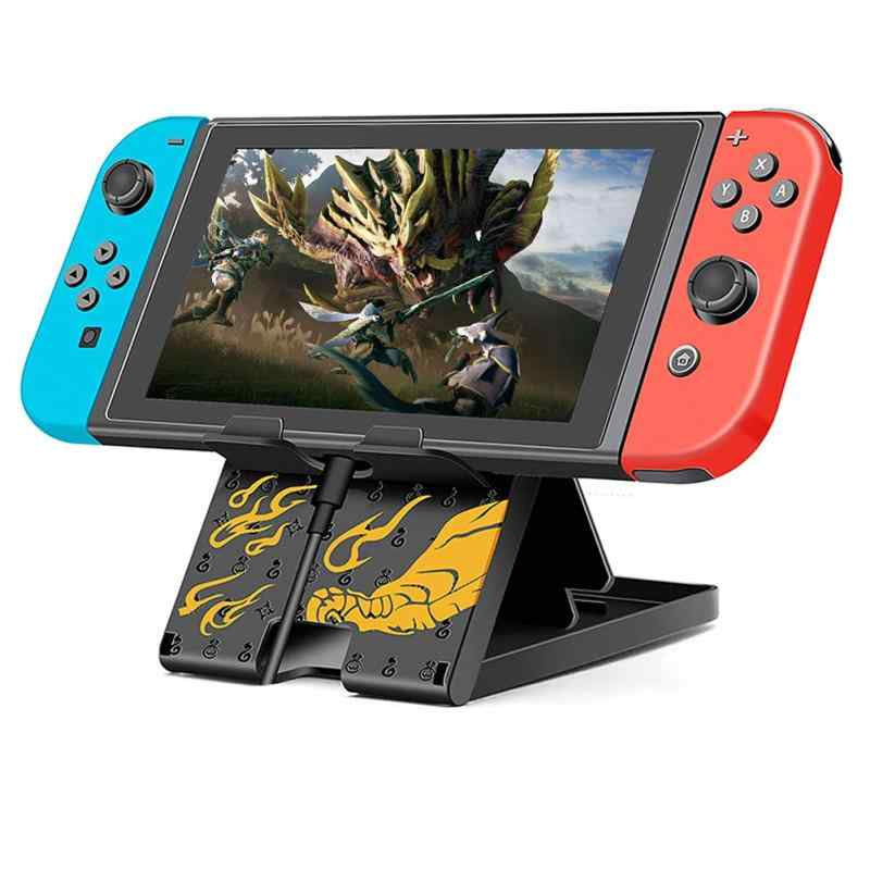 Rakuten - FANGXI Switch 2 スタンド 多機型対応 Switch/OLED/Lite/iPhone/iPad/Android 折り畳み式 角度調整 滑り止め コンパクト 可愛い 持ち運び小型 プレイホルダー