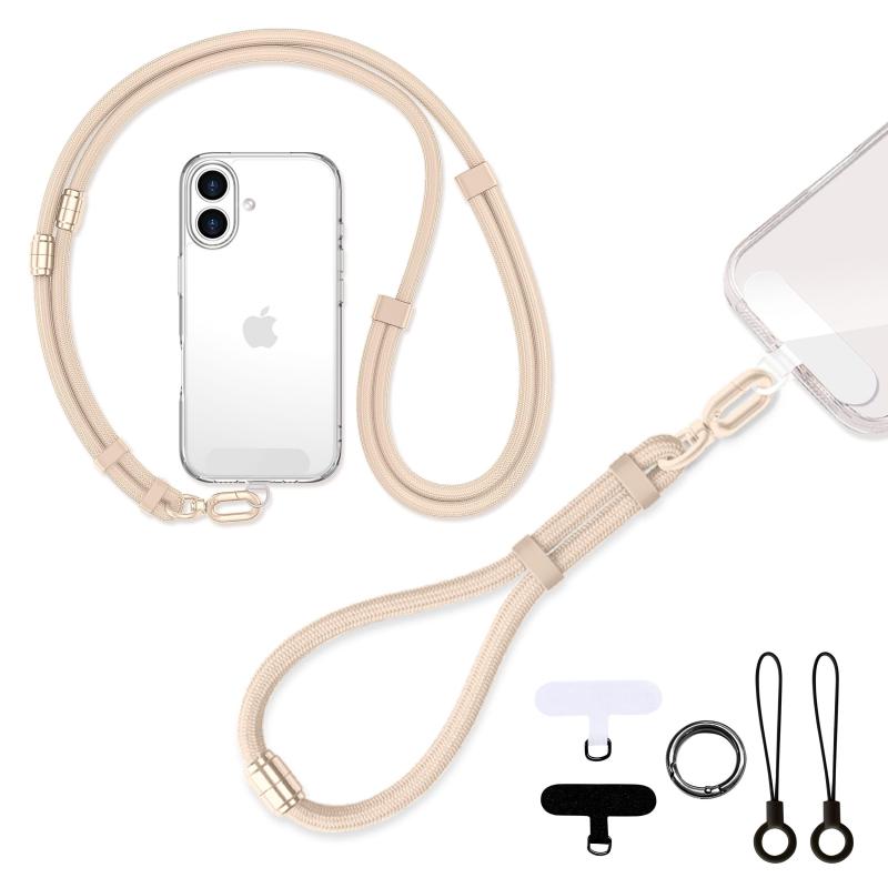 Rakuten - [JUSTCOOL] スマホストラップ【身軽派·丈夫】 携帯ストラップ 首掛け/斜め掛け/手首掛け/肩掛け 携帯ショルダー ネックストラップ 外出に便利 長さ調節可 スマホ ハンドストラップ 全機種対
