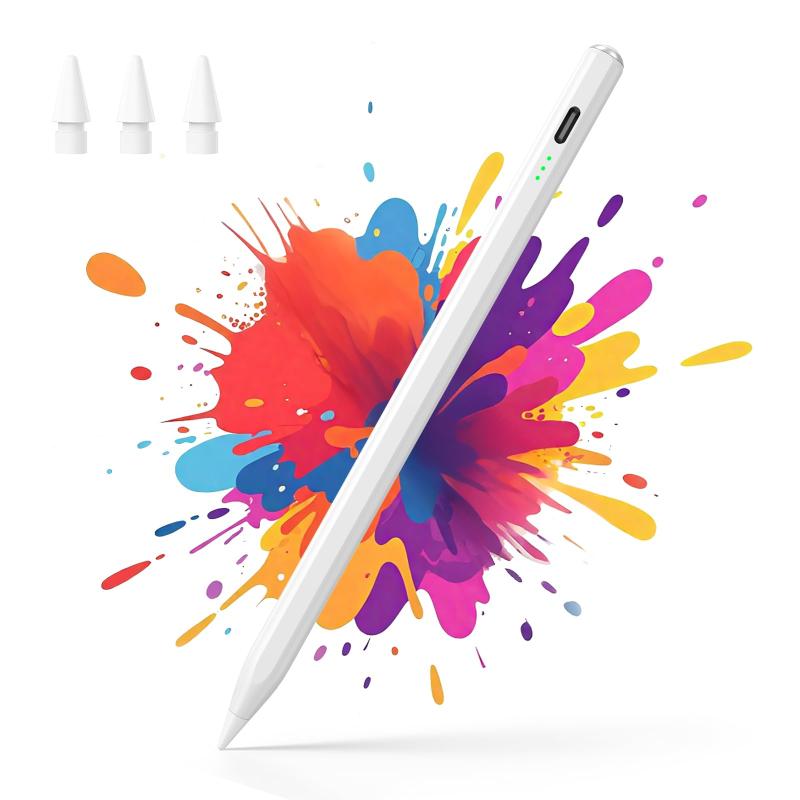 Hastraith スタイラスペン iPad(2018-2026)-13分の高速充電、傾き感度と手のひらリジェクション、対応機種iPad 第11/10/9/8/7/6世代、Air M4/M3/M2/第5/4/3世代、Pro 13/12.9/11インチ、M