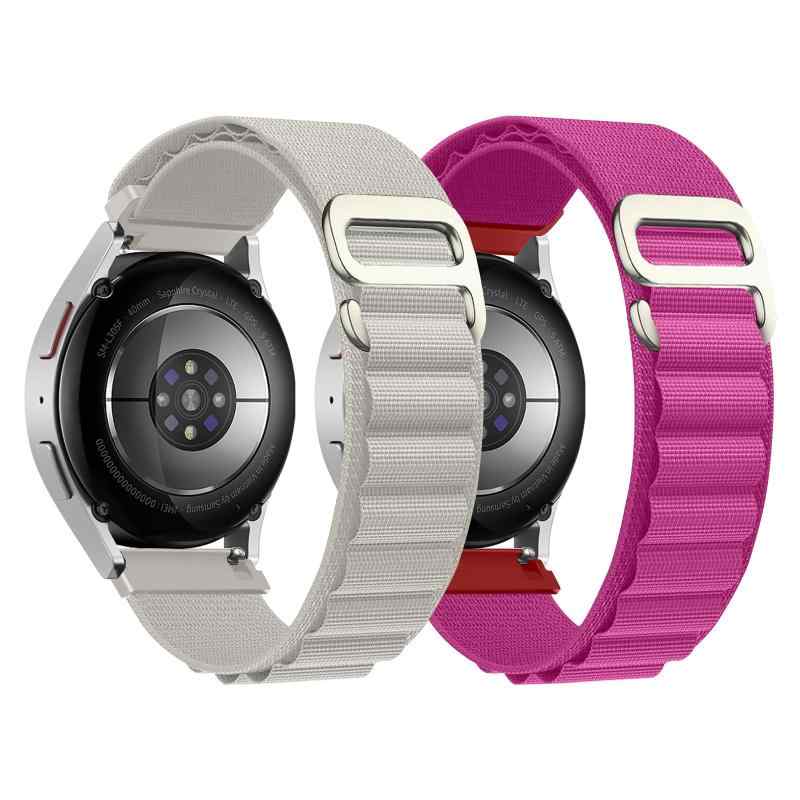 Rakuten - [CeiBand] 20mm アルパインループ バンド 替えベルト 20mm 時計ベルト スポーティーナイロン スマートウォッチ ベルクロバンド 軽量 柔らかい 通気性 耐汗性 マジックテープ スポーツストラップ