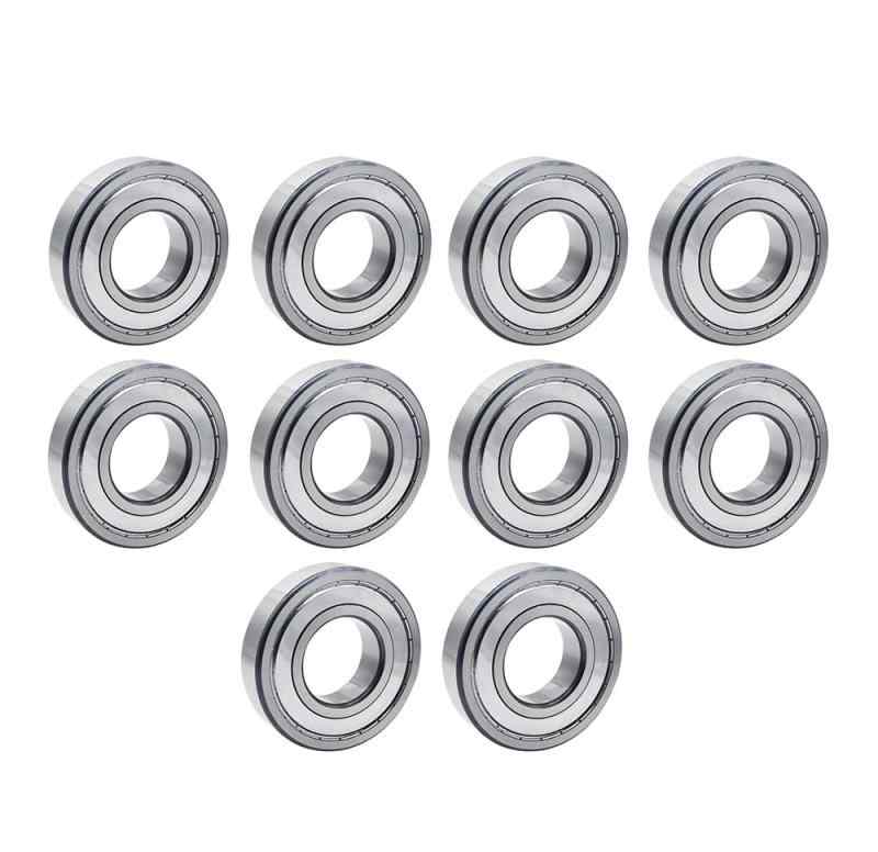 LOYELEY MR74ZZ MR63ZZ ミニチュアベアリング 内径4mm×外径7mm×幅2.5mm 内径3mm×外径6mm×幅2.5mm ミニベアリング ボールベアリング 深溝玉軸受 ステンレス製 工作機械電子機器 DIY器具 (【10個入】MR74
