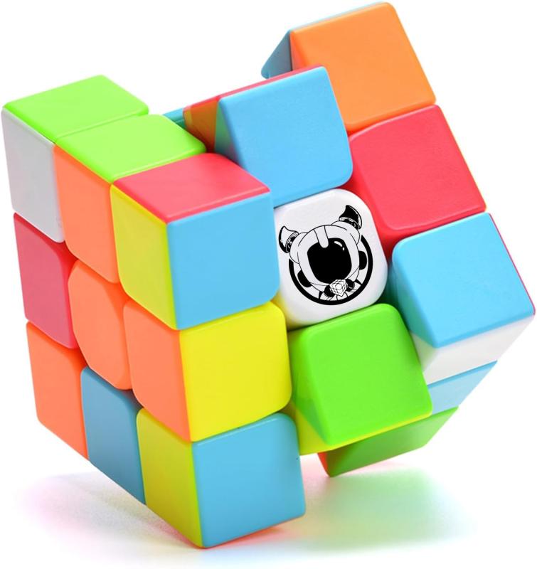 QiYi マジックキューブ ステッカーレス Magic Cube 3x3 立体パズル 世界基準配色 競技用キューブ 魔方 対象年齢6歳以上 (競技版)