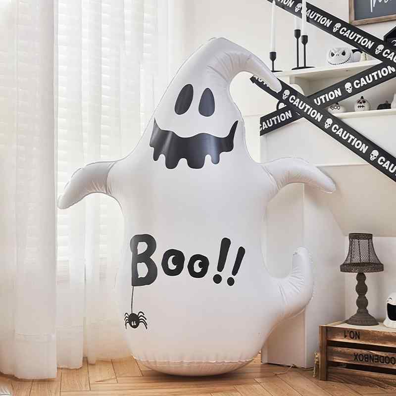 Rakuten - ハロウィン ゴースト バルーン ロッキング おばけ 130cm パーティー 装飾 幽霊 ハロウィン 飾り 玄関 ランタン 庭 置物 飾り付け 仮装 学園祭 文化祭 飾り halloween decorations