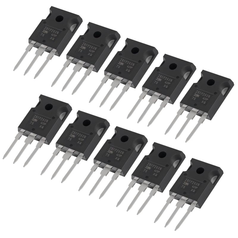 ACEIRMC - 10 x IRFP260N 50A 200V Nチャンネル パワー MOSFET トランジスタ IRFP260NPBF TO-247AC (IRFP260 IRFP260N)