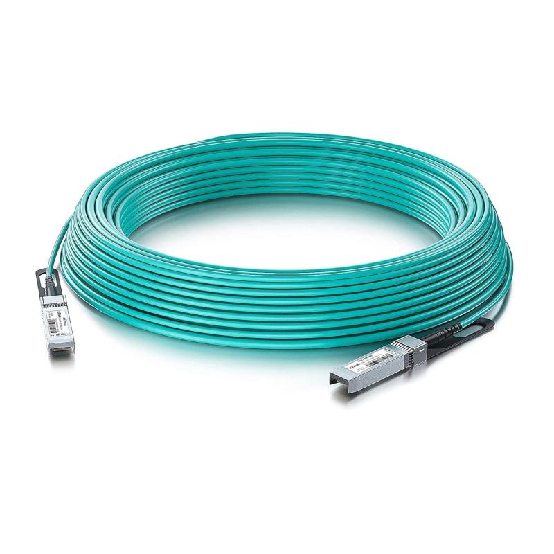 10Gtek 10G SFP + AOCケーブル 10GBASE アクティブ 光ケーブル Cisco SFP-10G-AOC50M、Meraki、Ubiquit、Mikrotik、Fortinet、 Netgear、D-Link、Supermicro、T