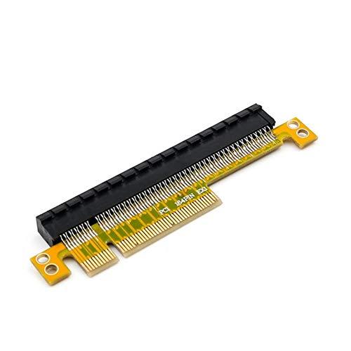 Cablecc PCI-E Express8Xから16xエクステンダーコンバータライザーカードアダプターオスからメスへのエクステンションアダプター