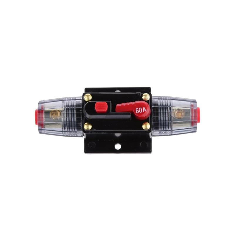 自動車 車用 12V-24V 自動遮断器 サーキットブレーカー 高電流 /40/50/60A 選択可能 バイク/カーパーツ ヒューズホルダー (30A)
