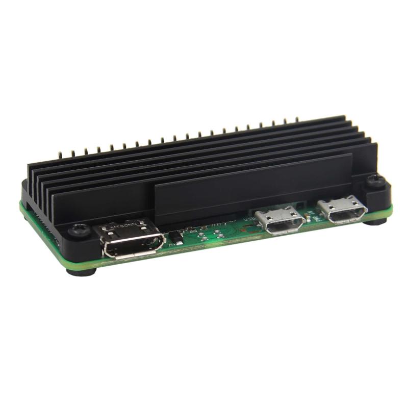 Geekworm Raspberry Pi Zero 2 W ヒートシンク、10mmアルミ合金 ヒートシンク (C296)