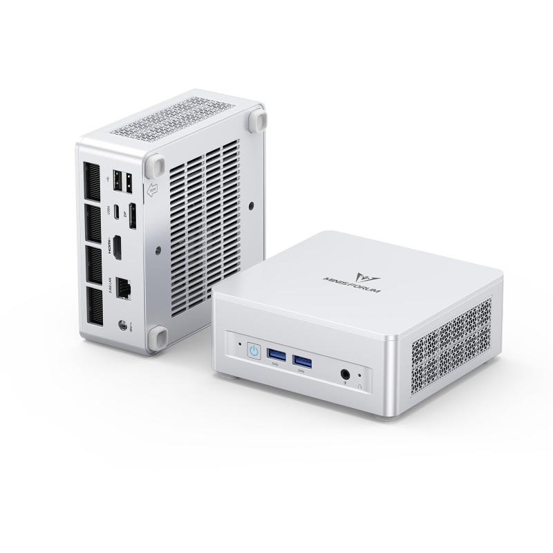 MINISFORUM ミニPC UM870Slim AMD Ryzen 7 8745H (8C/16T) mini pc DDR5 32GB 512GB SSD Windows 11 Pro Radeon 780M ミニパソコン HDMI・USB4・DP