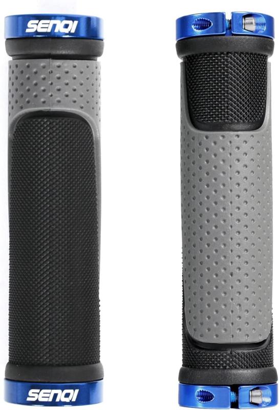 Rakuten - S SENQI 自転車 グリップ ハンドルグリップ 滑り止めゴム製 軽量 MTB BMX マウンテンバイク 折りたたみ式自転車 クロスバイクに対応 130mm&130mm、130mm&90mm、90mm&90mm 内径22.2mm