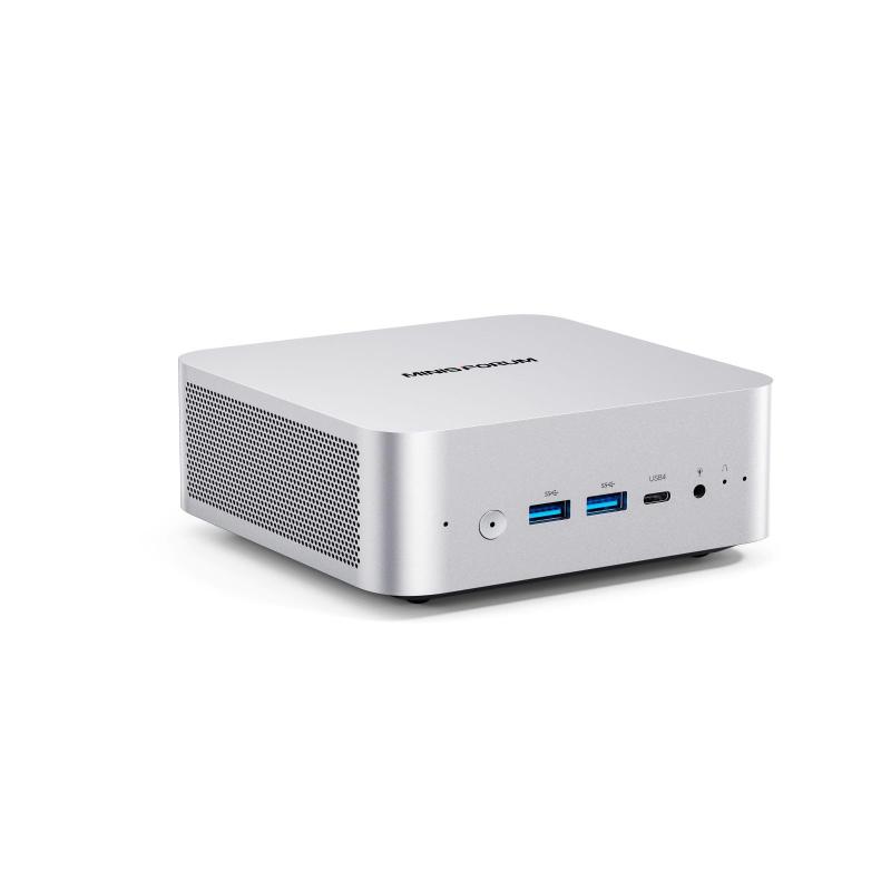 MINISFORUM AI X1 ミニ PC、AMD Ryzen 7 255、32GB DDR5、512GB SSD、Windows 11 Pro搭載小型pc、 HDMI2.1 |DP1.4|USB4x2 4画面出力、 2.5Gbps LAN/Wi-Fi
