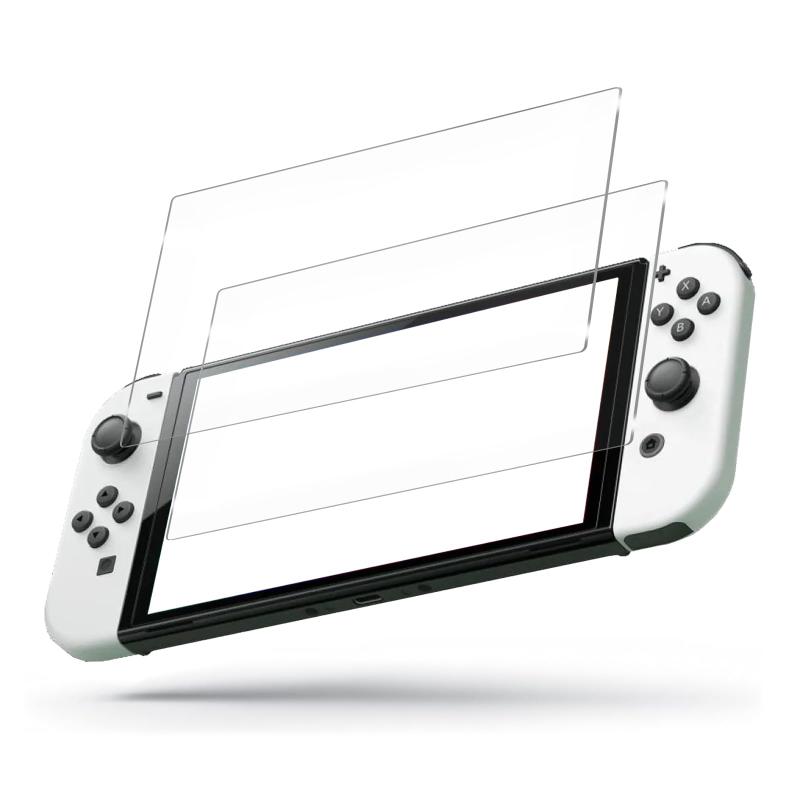 For Nintendo Switch 2 フィルム- 旭硝子仕様 スイッチ 2 保護フィルム 2枚 ニンテンドー Switch 2 用の ガラスフィルム 硬度9H 高 透過率 耐衝撃 飛散防止 傷防止 耐指紋 気泡ゼロ 自動吸着 撥油性