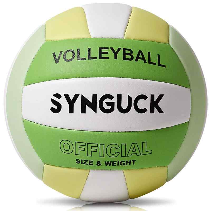Rakuten - SYNGUCK バレーボール 5号球 ソフトバレーボール PU革 柔らかい 5号バレーボール 練習用 高校・大学・一般・婦人用 ビーチ用