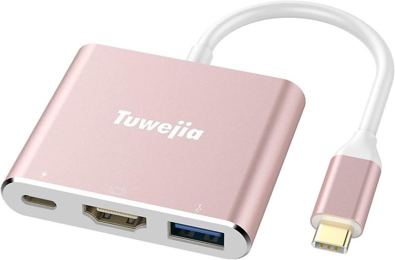 USB Type c HDMI アダプタ usb タイプc 4K 解像度 hdmiポート+USB 3.0ポート+USBタイプC60W急速PD充電ポート 3-in-1 変換 アダプタ UHDコンバータ iPhone16/15/MacBook Pro/Air