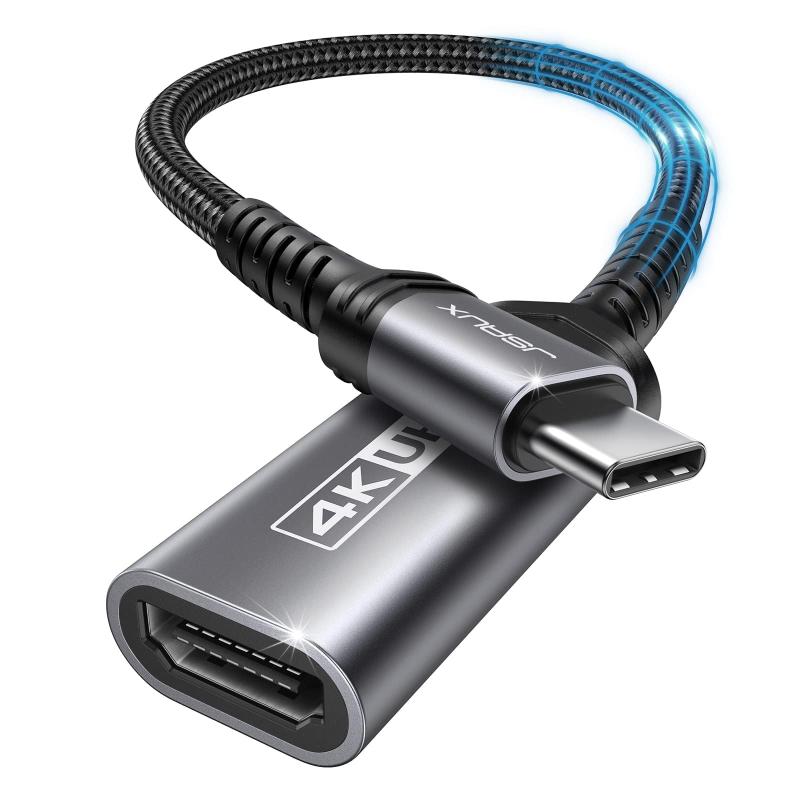 SATECHI USB-C to HDMI 2.1 変換アダプター ? 8K@60Hz 4K@120Hz HDR対応 Thunderbolt 3/4 対応 ? MacBook Air & Pro、iPad Pro、iPhone 17/16/15、Surface、ThinkPad 対応
