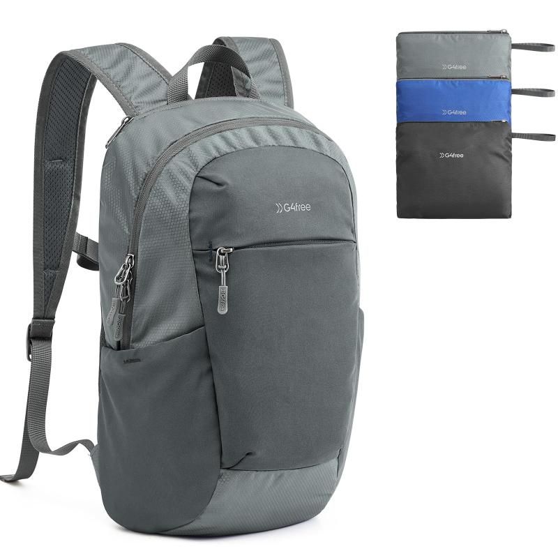  Packable Hiking Backpack 20L Lightweight Foldable Travel Daypack with Thickened Back Panel for Men Women