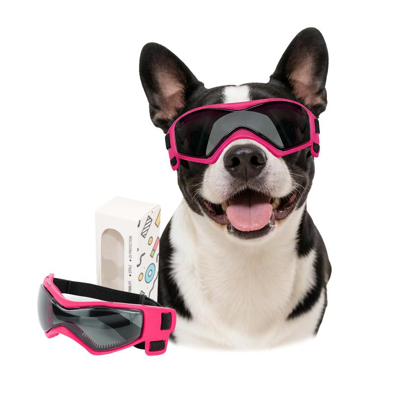 Rakuten - Lesypetドッグゴーグル 小型犬用, 犬用サングラス UVカット 風除け 小型犬用 アウトドア, 中