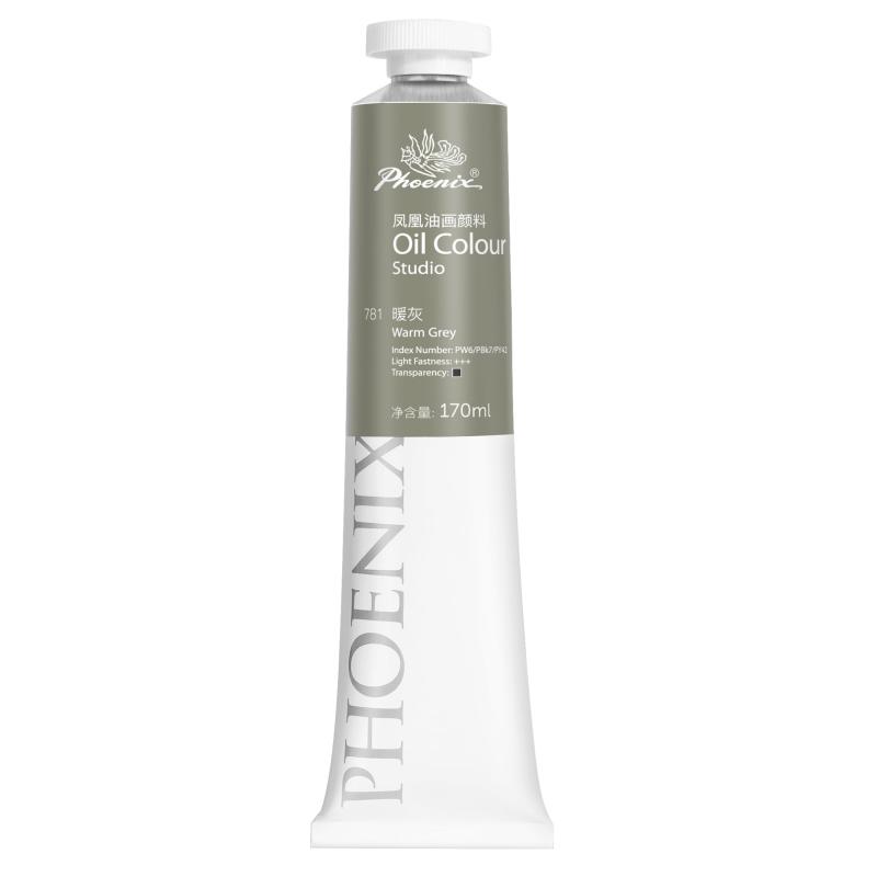 Rakuten - PHOENIX 油絵具 大容量シングルチューブ - 170ml（5.75オンス） - ウォームグレー