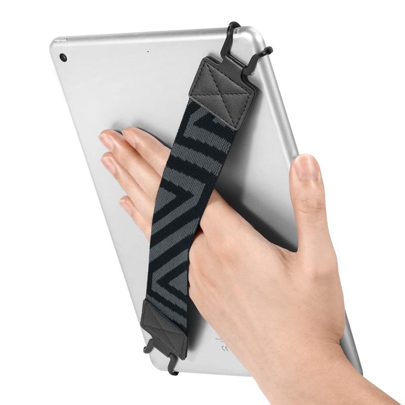Dadanism タブレットバンド タブレットストラップ ゴムバンド 片手持ち 9-11インチデバイス対応 落下防止
