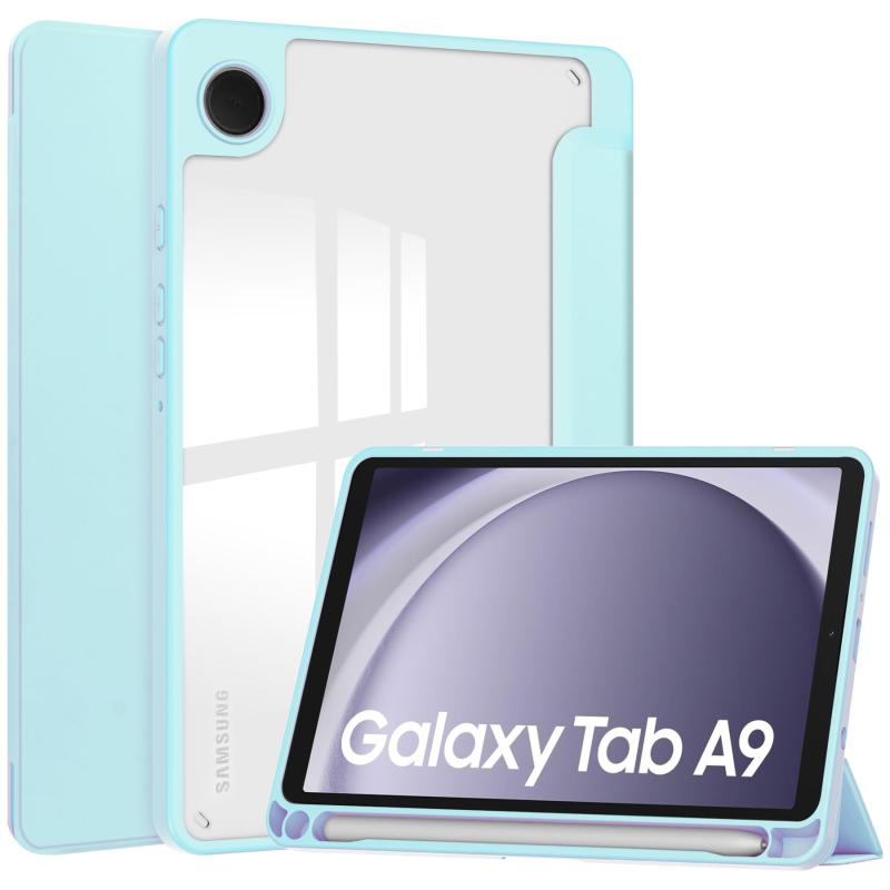 Samsung Galaxy Tab A9 SM-X110/X115/X117適用ケースカバー 手帳型 薄型 Galaxy Tab A9 2023 8.7インチタブレット用高級PUレザーケース 三つ折り Samsung Galaxy Tab A9 8.7の商品画像