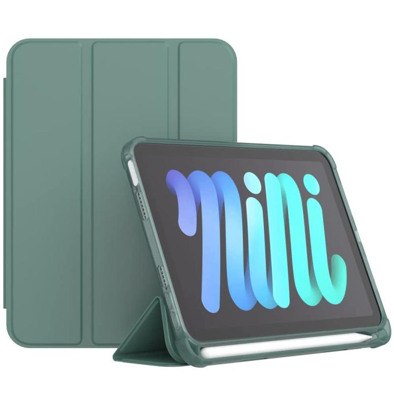 Panda Baby iPad Mini A17 Proケース 第6～7世代対応 Apple Pencil収納 ミッドナイトグリーン