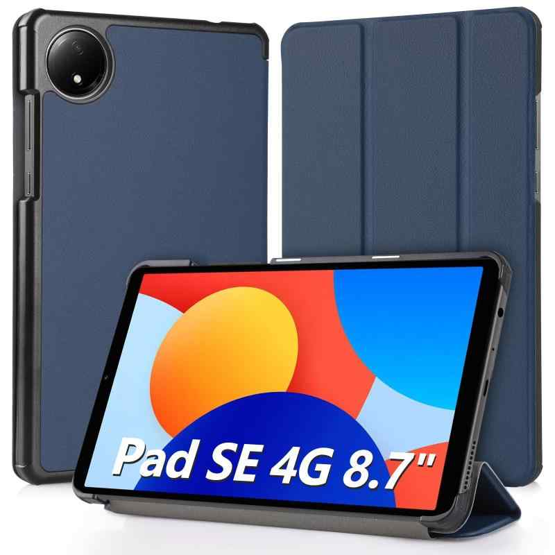 Hianjoo Xiaomi Redmi Pad SE 4G 8.7インチ 対応 ケース タブレットケース Xiaomi Redmi Pad SE 8.7インチ 対応 カバー スタンド機能付き オートスリープ機能 全面保護ケース 耐衝撃 擦り傷防止 -の商品画像