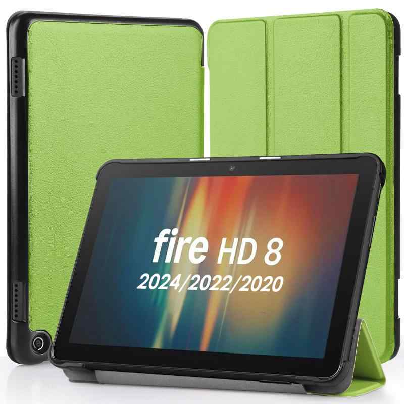 Hianjoo Fire HD 8 対応 ケース (2024/2020/2022年発売 第12/10世代用) タブレットケース Fire HD 8/8 Plus 対応 カ…