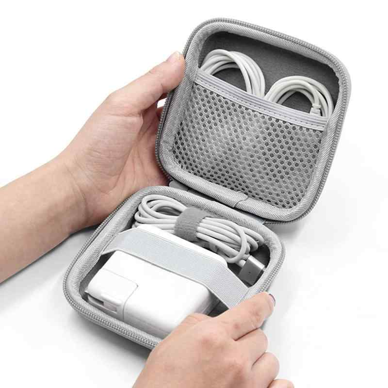 TOMGDRACO for Macbook air/pro用 バッテリー収納ケース USB用収納ポーチバッグ 電源コード ケーブル、イヤホンアクセサリーの保管ケース ガジェットポーチ トラベルポーチ PC小物入れポーチポーチ root-house-10171010 RoothouseStore サンプル画像2