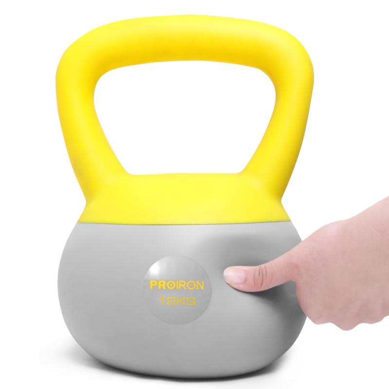 PROIRON ケトルベル ソフト 12kg kettlebell 鉄ビーズ砂鉄 充填