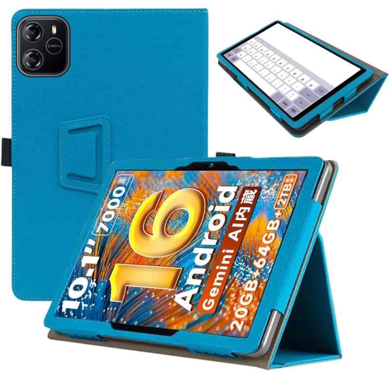 For TechZen HT10/HT20/Wpawa ‎HT10/HT10-A ケース 保護カバーTechZen HT10/HT20/Wpawa ‎HT10/HT10-A カバー 角度調整 軽量 磁気吸引 ペン収納可能 擦り傷防止