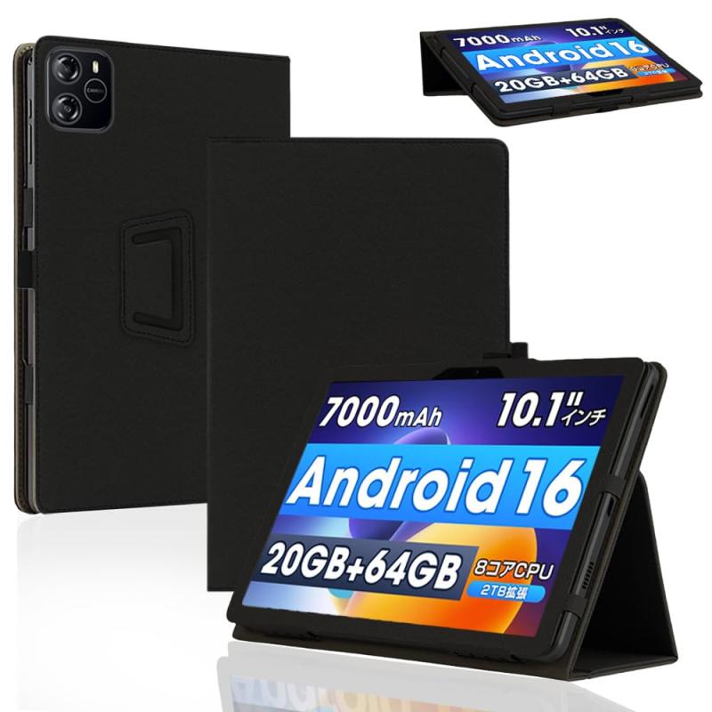 For Wpawa ‎HT10/HT10-A/TechZen HT10/HT20 ケース 10インチ スタンド 機能 角度調整 上質PUレザー キズ防止 タッチペン収納機能 磁気吸着機能付き 耐衝撃 軽量 全面保護 Wpawa ‎HT