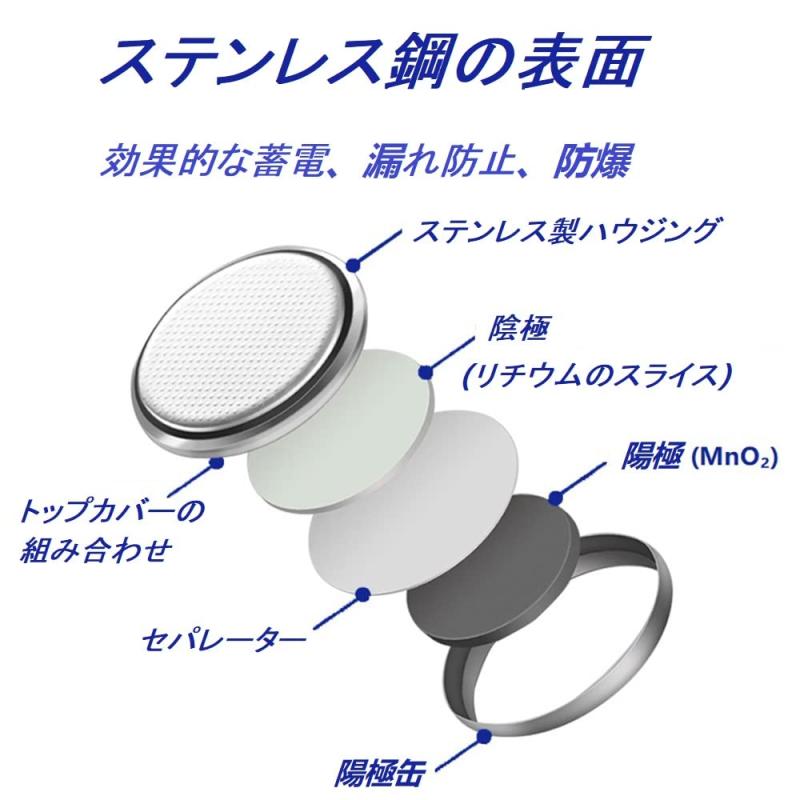 RoothouseStoreのMORKETEK 5個/パックCR1620ボタン電池 3V CR1620リチウムコイン電池電池LM1620 BR1620 ECR1620 CR1620電子時計リモコン用電池｜アングル3