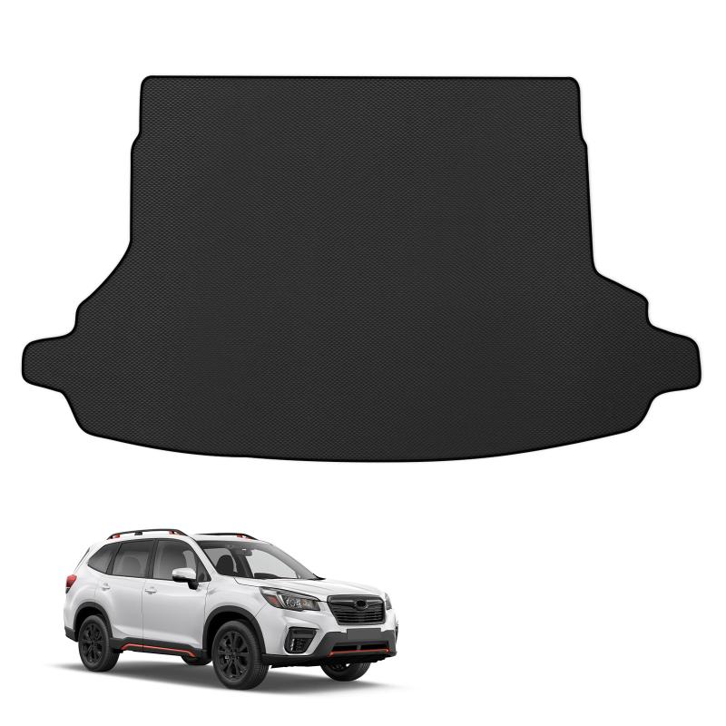 新型 スバル フォレスター SK系 車種専用 ラゲッジマット FORESTE SK9 SKE 専用 2Dトランクマット PVC素材 カーゴマット 滑り止め 巻け収納 保護マット 防水 耐汚れ 耐摩擦 ラゲッジトレイ 取付簡