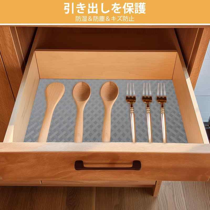 BELICOO食器棚シート 44.5x600cm EVA製 キッチンシート 保護 滑り止め 自由にカットできて接着剤不要 root-house-10189057 RoothouseStore サンプル画像3