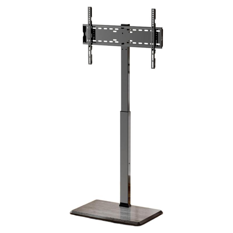 Afaloona テレビスタンド 壁寄せ テレビ台 ハイタイプ 32-75インチ対応 自立式 tv stand 耐荷重45kg VESA75x75mm~VESA600x400mm TVスタンド 高さ調節可能 左右回転 黒(TCP01-M-A02)