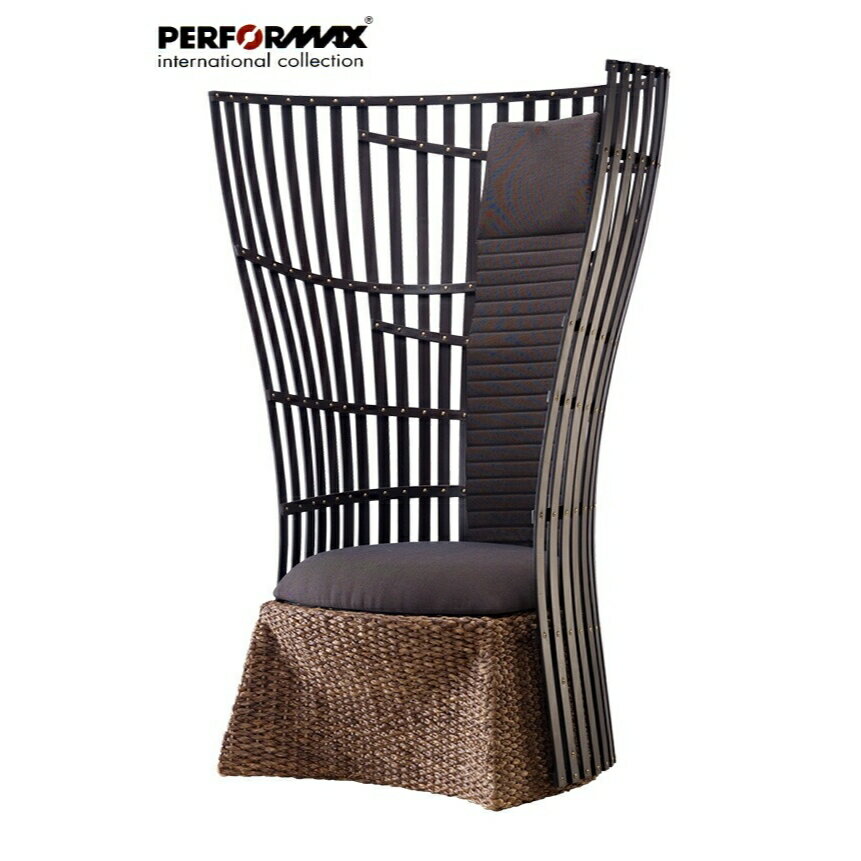 ハイバックチェア 1人用 1人掛け ソファー 高品質 バンブー ソファ ラウンジチェア パーソナルチェア ..