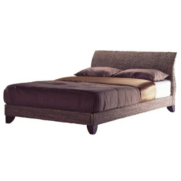 【高品質ウォーターヒヤシンスベッド/PERFORMAX正規品】ウォーターヒヤシンス ベッド/ワイドダブル/モダンアジアン家具 HBD-02、受注生産品